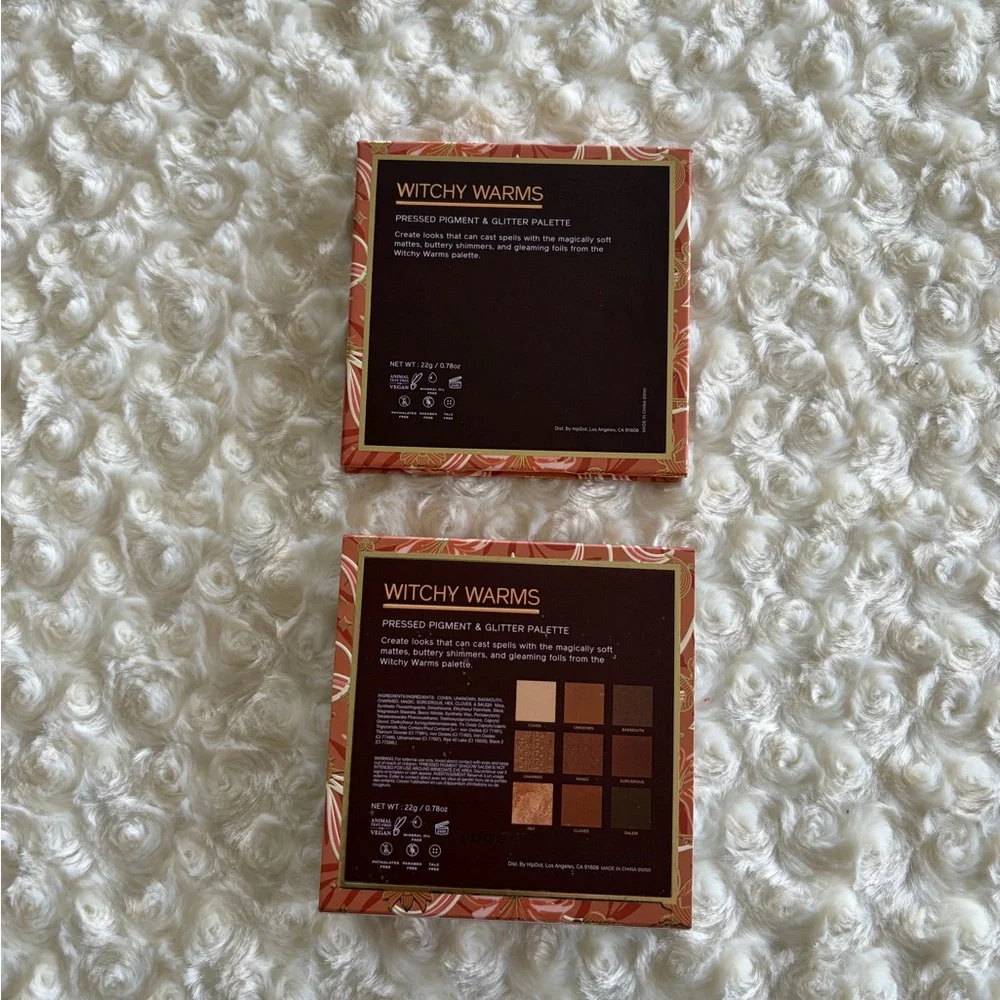 New HipDot Witchy Warms Neutral Brown Eyeshadow Palette